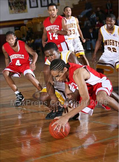 Thumbnail 2 in Roosevelt @ Mount Vernon (Section 1 Class AA Playoffs) photogallery.