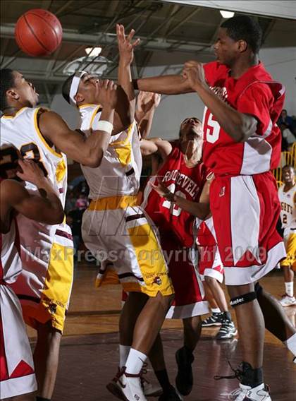 Thumbnail 3 in Roosevelt @ Mount Vernon (Section 1 Class AA Playoffs) photogallery.