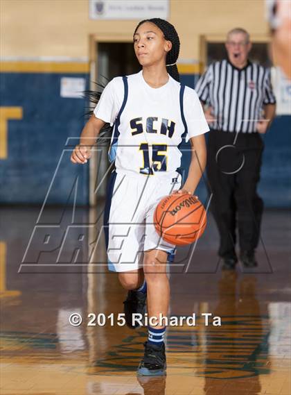 Thumbnail 1 in Springside Chestnut Hill Academy vs Timber Creek (97.3 ESPN Shootout) photogallery.