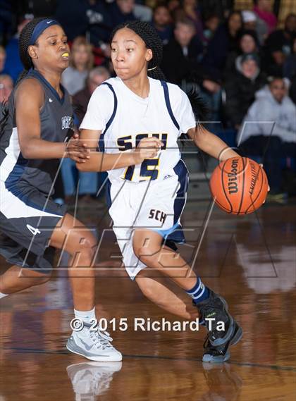 Thumbnail 3 in Springside Chestnut Hill Academy vs Timber Creek (97.3 ESPN Shootout) photogallery.