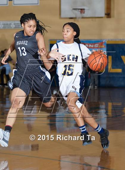 Thumbnail 1 in Springside Chestnut Hill Academy vs Timber Creek (97.3 ESPN Shootout) photogallery.