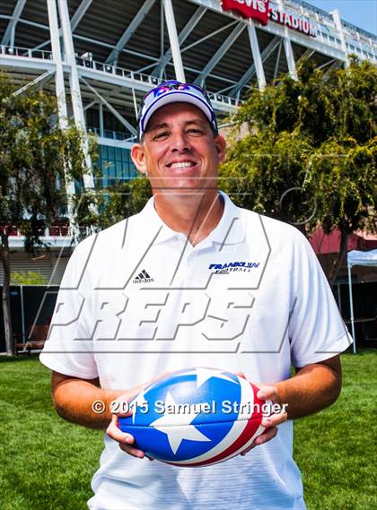 Thumbnail 1 in Franklin (USA Football/MaxPreps Media Day Event) photogallery.