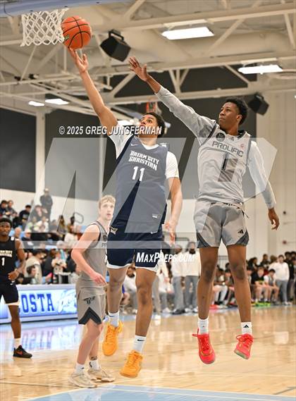 Thumbnail 1 in Prolific Prep of Napa Christian vs. Dream City Christian (The Crush in the Valley) photogallery.