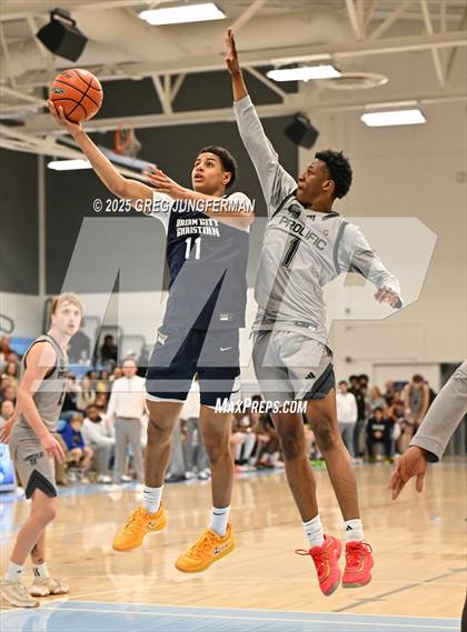 Thumbnail 1 in Prolific Prep of Napa Christian vs. Dream City Christian (The Crush in the Valley) photogallery.