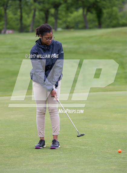 Thumbnail 1 in Section 9 Girls Golf Championship (Day 1) photogallery.