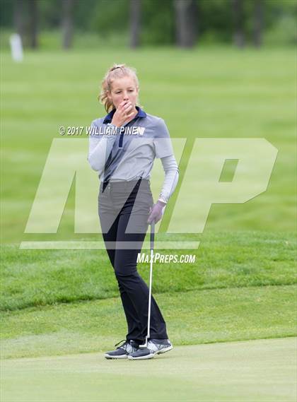 Thumbnail 1 in Section 9 Girls Golf Championship (Day 1) photogallery.