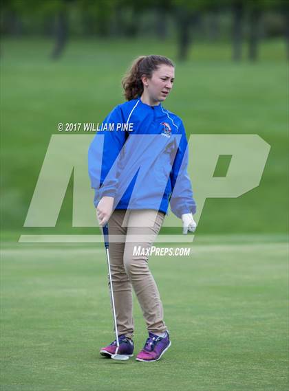 Thumbnail 2 in Section 9 Girls Golf Championship (Day 1) photogallery.