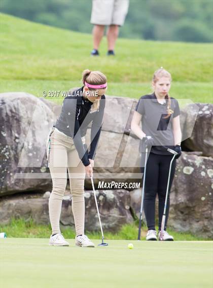 Thumbnail 2 in Section 9 Girls Golf Championship (Day 1) photogallery.