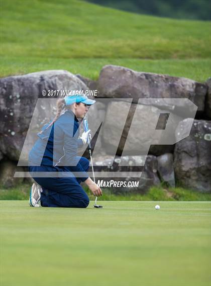 Thumbnail 3 in Section 9 Girls Golf Championship (Day 1) photogallery.