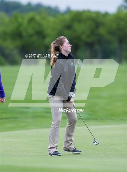 Thumbnail 3 in Section 9 Girls Golf Championship (Day 1) photogallery.