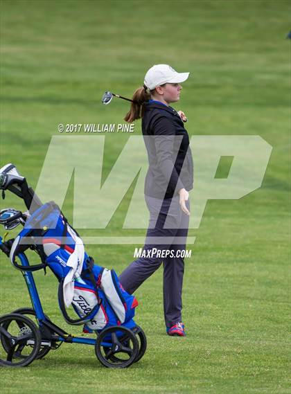 Thumbnail 2 in Section 9 Girls Golf Championship (Day 1) photogallery.