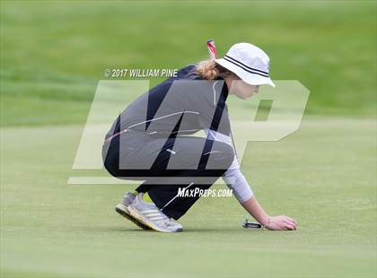 Thumbnail 1 in Section 9 Girls Golf Championship (Day 1) photogallery.