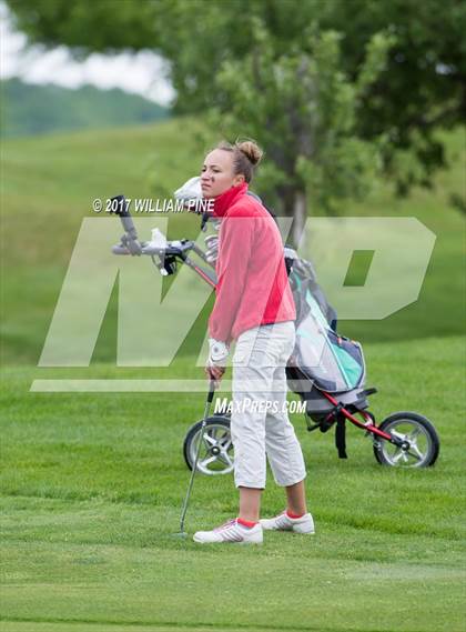 Thumbnail 2 in Section 9 Girls Golf Championship (Day 1) photogallery.