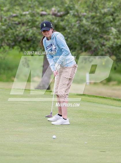 Thumbnail 2 in Section 9 Girls Golf Championship (Day 1) photogallery.