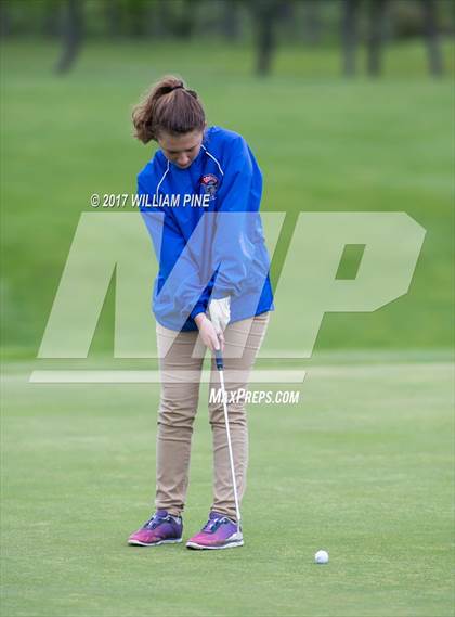 Thumbnail 3 in Section 9 Girls Golf Championship (Day 1) photogallery.