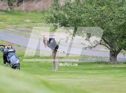 Thumbnail 2 in Section 9 Girls Golf Championship (Day 1) photogallery.