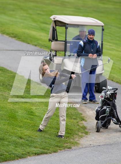 Thumbnail 3 in Section 9 Girls Golf Championship (Day 1) photogallery.