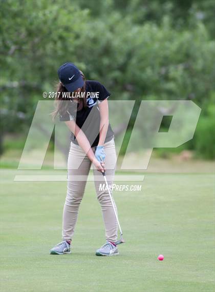 Thumbnail 2 in Section 9 Girls Golf Championship (Day 1) photogallery.