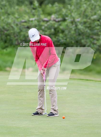 Thumbnail 3 in Section 9 Girls Golf Championship (Day 1) photogallery.