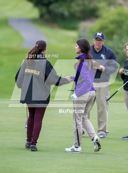 Thumbnail 2 in Section 9 Girls Golf Championship (Day 1) photogallery.
