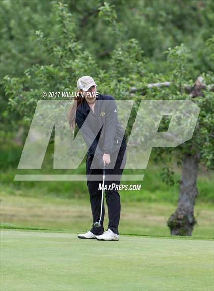 Thumbnail 2 in Section 9 Girls Golf Championship (Day 1) photogallery.