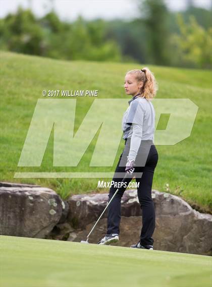 Thumbnail 1 in Section 9 Girls Golf Championship (Day 1) photogallery.