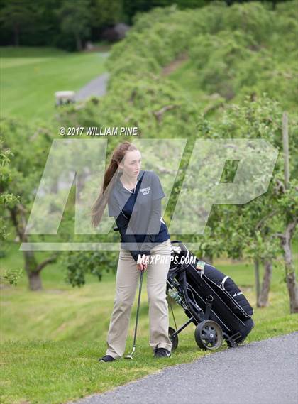 Thumbnail 1 in Section 9 Girls Golf Championship (Day 1) photogallery.