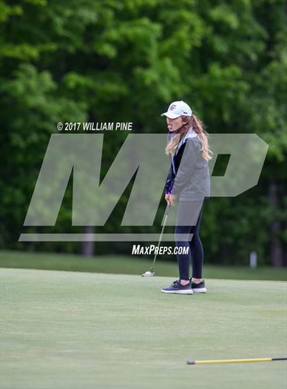 Thumbnail 1 in Section 9 Girls Golf Championship (Day 1) photogallery.