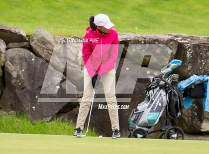 Thumbnail 3 in Section 9 Girls Golf Championship (Day 1) photogallery.
