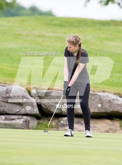 Thumbnail 2 in Section 9 Girls Golf Championship (Day 1) photogallery.