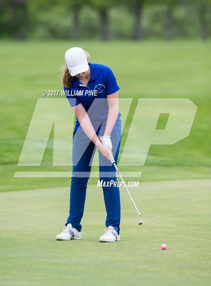 Thumbnail 2 in Section 9 Girls Golf Championship (Day 1) photogallery.