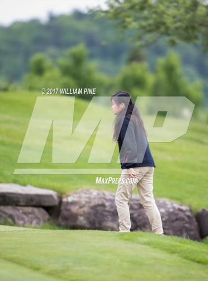 Thumbnail 3 in Section 9 Girls Golf Championship (Day 1) photogallery.