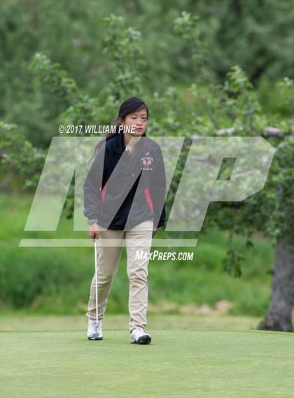 Thumbnail 1 in Section 9 Girls Golf Championship (Day 1) photogallery.