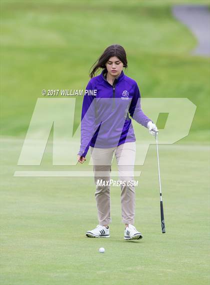 Thumbnail 3 in Section 9 Girls Golf Championship (Day 1) photogallery.