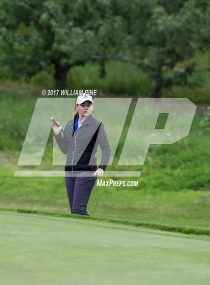 Thumbnail 2 in Section 9 Girls Golf Championship (Day 1) photogallery.