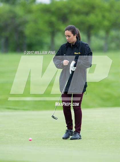 Thumbnail 3 in Section 9 Girls Golf Championship (Day 1) photogallery.