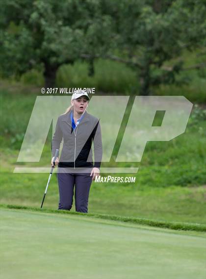 Thumbnail 3 in Section 9 Girls Golf Championship (Day 1) photogallery.