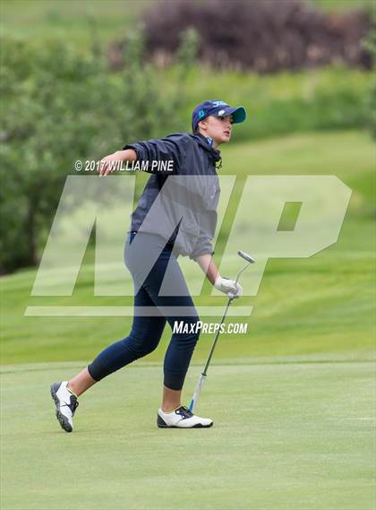 Thumbnail 3 in Section 9 Girls Golf Championship (Day 1) photogallery.