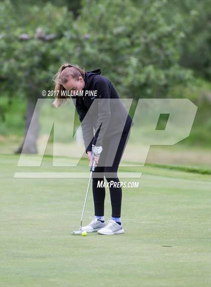 Thumbnail 2 in Section 9 Girls Golf Championship (Day 1) photogallery.