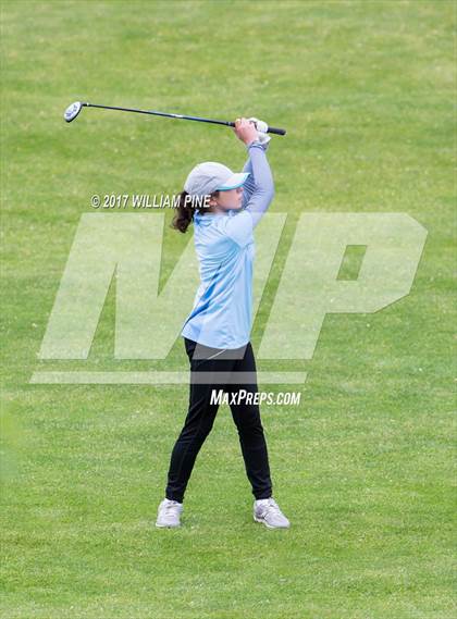 Thumbnail 2 in Section 9 Girls Golf Championship (Day 1) photogallery.