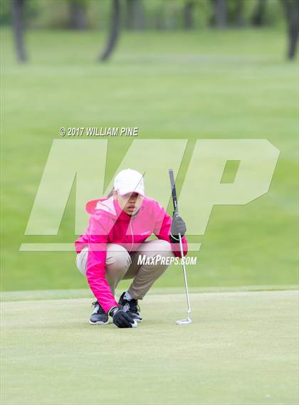 Thumbnail 2 in Section 9 Girls Golf Championship (Day 1) photogallery.