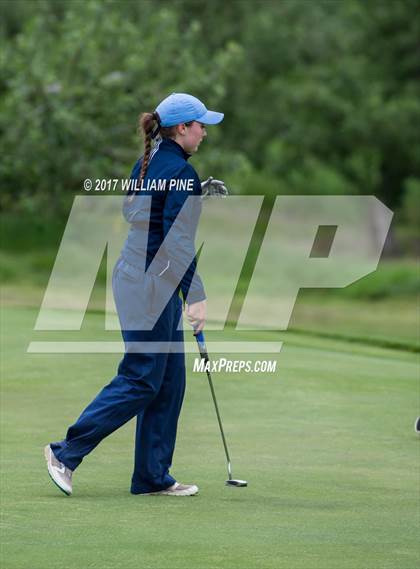 Thumbnail 3 in Section 9 Girls Golf Championship (Day 1) photogallery.