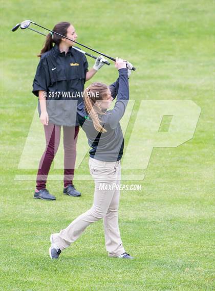 Thumbnail 3 in Section 9 Girls Golf Championship (Day 1) photogallery.