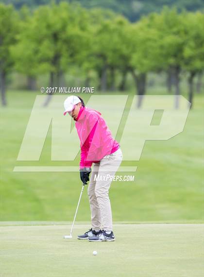 Thumbnail 3 in Section 9 Girls Golf Championship (Day 1) photogallery.