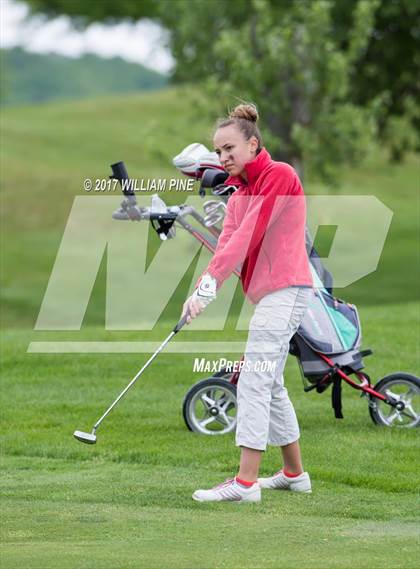 Thumbnail 1 in Section 9 Girls Golf Championship (Day 1) photogallery.