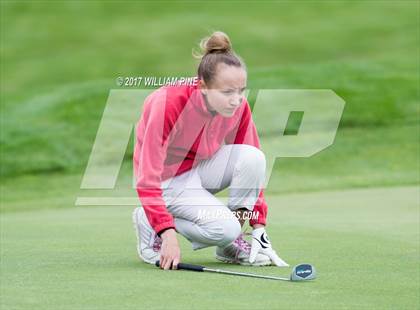 Thumbnail 3 in Section 9 Girls Golf Championship (Day 1) photogallery.