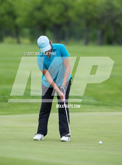Thumbnail 2 in Section 9 Girls Golf Championship (Day 1) photogallery.