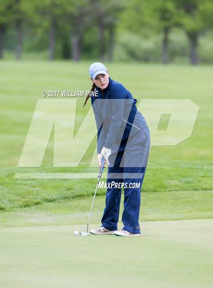 Thumbnail 1 in Section 9 Girls Golf Championship (Day 1) photogallery.