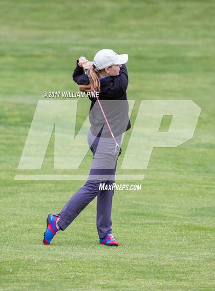 Thumbnail 3 in Section 9 Girls Golf Championship (Day 1) photogallery.
