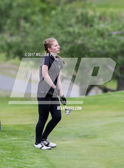 Thumbnail 2 in Section 9 Girls Golf Championship (Day 1) photogallery.